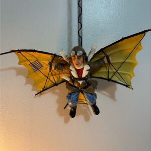 Vintage Possible Dreams Busy Bouncer, Old Fashioned Wing Suit Flying Pilot Man